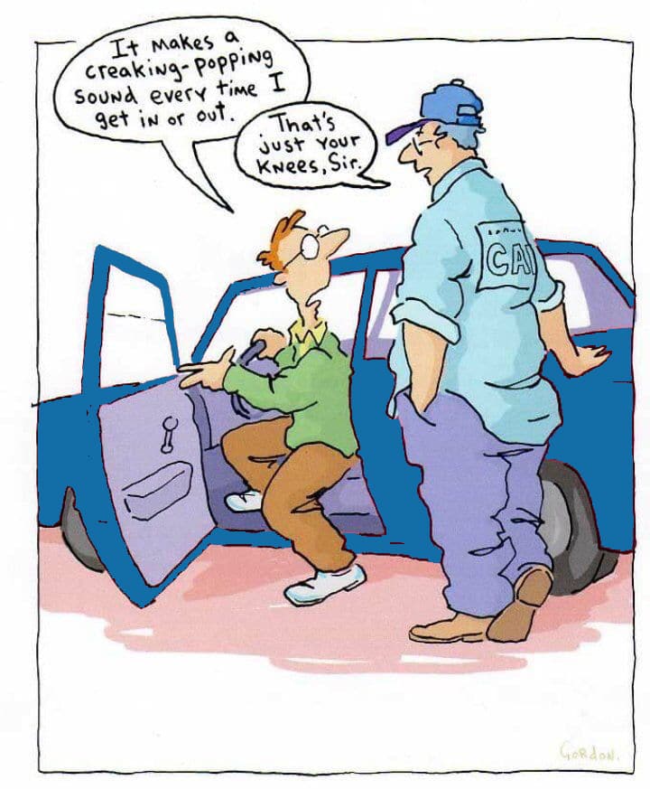 arthritis joke about knees