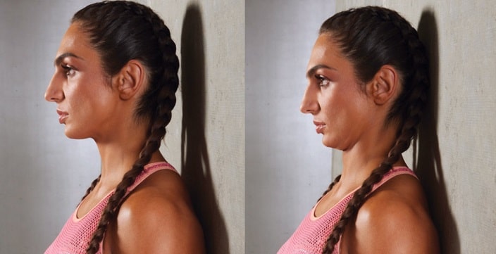 chin glide exercise for spine posture