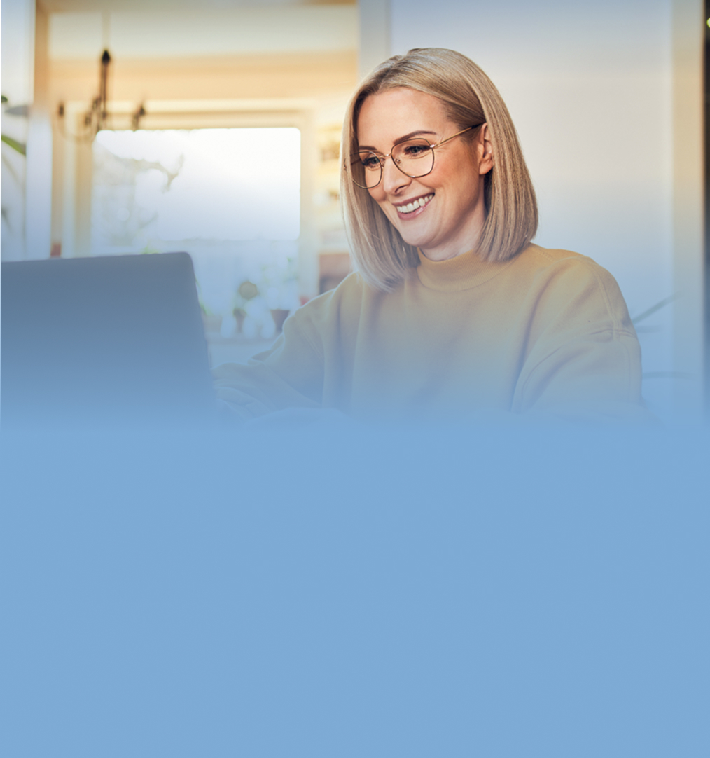 woman using laptop