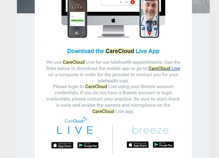 join carecloud live